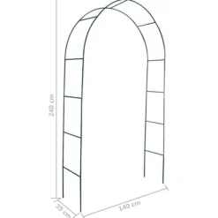 Buer, Spalier, Lysthuse Uden Tag^Havebuer, espalierer & pergolaer - Living rosenbue 2 stk. til klatreplanter