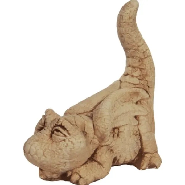Havedekorationer^Havefigur drage sut lavet af beton
