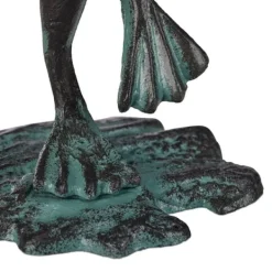 Discount Havefigur, Frø, 30x22x10 cm, Grøn Havedekorationer