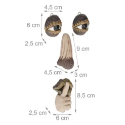 Sale Havefigur, Hviskende Træansigt, Polyresin, Beige Havedekorationer