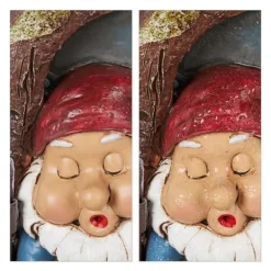 Havefigur Nisse Dekoration, 17x12x4.5 cm, Flerfarvet Havedekorationer
