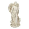 Havedekorationer^Havefigur, Stående Engel, 46.5x23x14 cm, Hvid