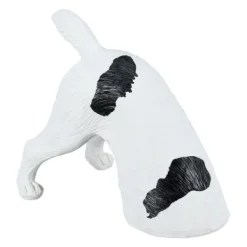 Discount Havefigur, 23x28x17 cm, Hvid, Sort Havedekorationer