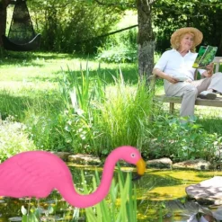 Havefigur-sæt, Flamingo, 70x31,5x7,5 cm, Pink Havedekorationer