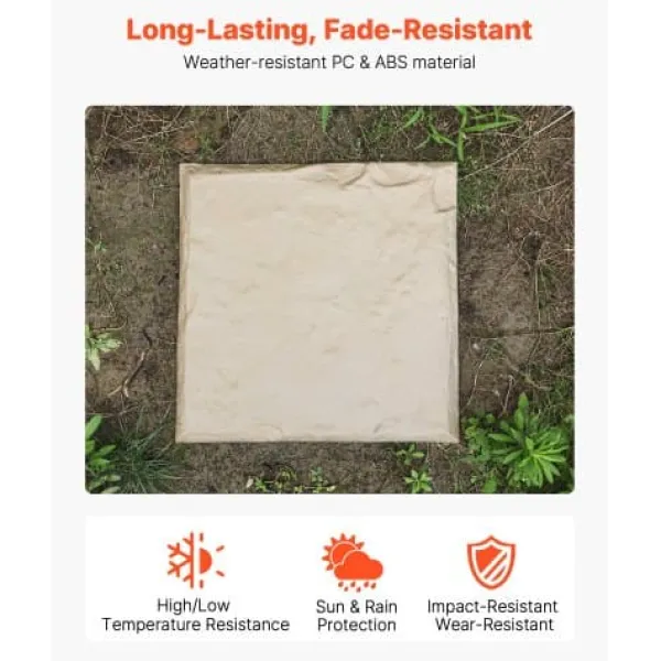 Best Havefliser, 39,5x39,5x2,6 cm, Beige, Plast Havedekorationer