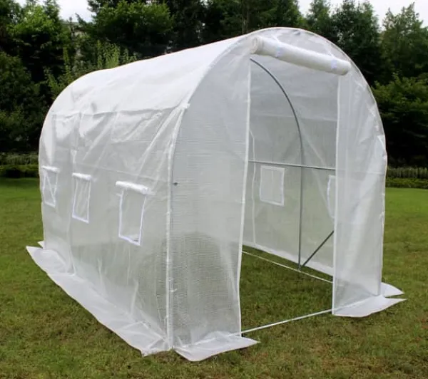 Drivhus^Havefolietunnel 300 x 200 x 200 cm, med gennemsigtig UV-12 folie