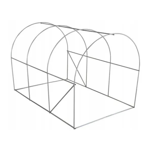 Drivhus^Havefolietunnel 300 x 200 x 200 cm, med gennemsigtig UV-12 folie