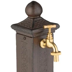 Outlet Havefontæne, Antik Søjle, 47x14x18,5 cm Springvand & Damme