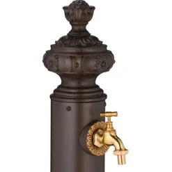 Springvand & Damme^Havefontæne, 87x20,5x24 cm, Guld