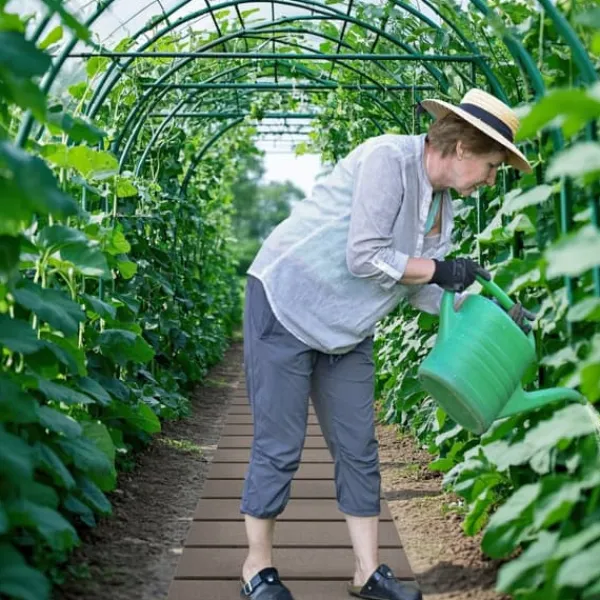 Havesten & Trædesten^Havegang, 242x43x1.2 cm, Grå