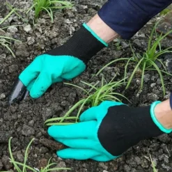 Haveværktøj^Havehandsker med kløer - Grav og riv