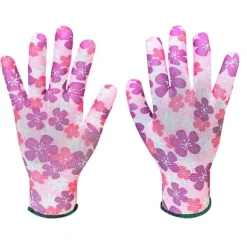Best Havehandsker, polyester, blomstermønster, størrelse 20 cm Haveværktøj