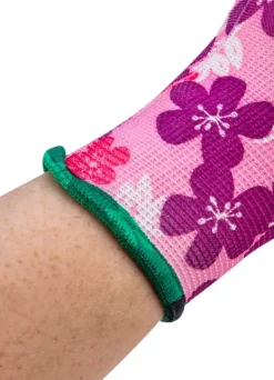 Best Havehandsker, polyester, blomstermønster, størrelse 20 cm Haveværktøj