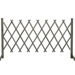 Buer, Spalier, Lysthuse Uden Tag^Havehegn - Living espalier til haven 150x80 cm massivt fyrretræ grå