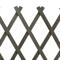 Buer, Spalier, Lysthuse Uden Tag^Havehegn - Living espalier til haven 150x80 cm massivt fyrretræ grå
