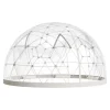 Online Havekuppel til haven, 360x220 cm, Hvid, PVC Telte & Lysthuse