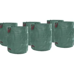 Discount Havematerialeposer 12 stk - Runde affaldsposer til havearbejde | Farve: Grøn | Størrelse: 79 x 79 x 99.5 cm Havekurve