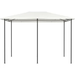 Sale Havepavillon 3x4 m - Robust stålkonstruktion | Farve: Creme | Størrelse: 3x4x2,6 m Telte & Lysthuse