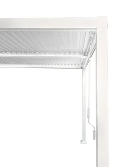 Online Havepergola 3x4 m med JUSTERBART ALUMINIUMSTAG, hvid, til TERRASSE, stærk Buer, Spalier, Lysthuse Uden Tag