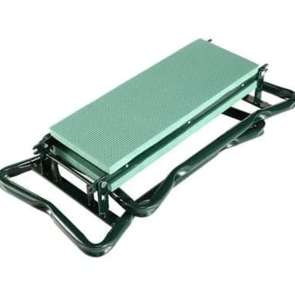 Viking Choice Støtte Med Hjul, Sæder & Knæbeskyttelse Til Havepleje^Haveskammel - foldeskammel - 59x27,5x49 cm - op til 150 kg