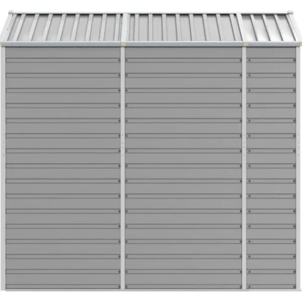 Sale Haveskur i galvaniseret stål - Multifunktionel opbevaring | Størrelse: 191x215x198 cm | Farve: Lysegrå Skure, Garager & Carports