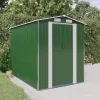 Skure, Garager & Carports^Haveskur i galvaniseret stål til værktøj og haven | Farve: Grøn | Størrelse: 192x274x223 cm