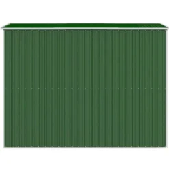 Skure, Garager & Carports^Haveskur i galvaniseret stål til værktøj og haven | Farve: Grøn | Størrelse: 192x274x223 cm