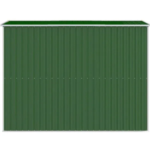 Skure, Garager & Carports^Haveskur i galvaniseret stål til værktøj og haven | Farve: Grøn | Størrelse: 192x274x223 cm