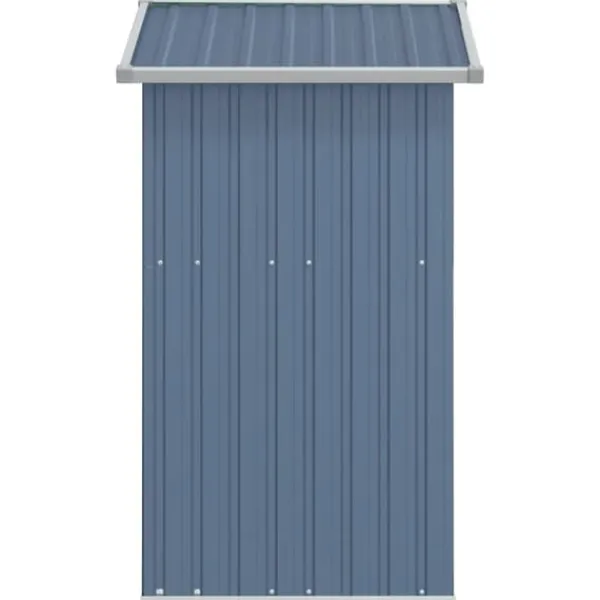 Discount Haveskur i galvaniseret stål - Rummelig opbevaring | Farve: Grå | Størrelse: 126x97,5x177 cm Skure, Garager & Carports