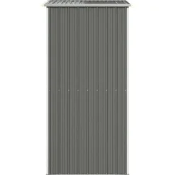 Discount Haveskur i galvaniseret stål - Rummelig opbevaring | Farve: Lysegrå | Størrelse: 192x108x223 cm Skure, Garager & Carports