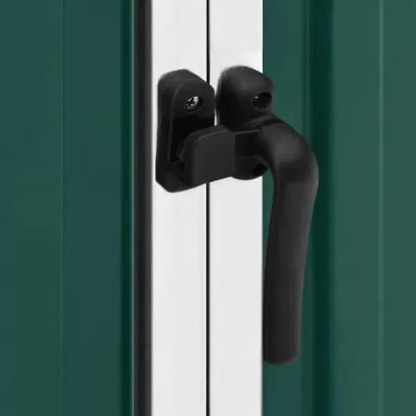 Online Haveskur i galvaniseret stål til opbevaring | L: 195 cm | B: 198 cm | H: 159 cm | Farve: Grøn Skure, Garager & Carports
