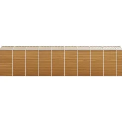 Skure, Garager & Carports^Haveskur i galvaniseret stål - Opbevaringsløsning | Størrelse: 191x810x198 cm | Farve: Lysebrun