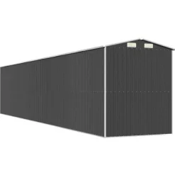 Skure, Garager & Carports^Haveskur i galvaniseret stål - Rummelig opbevaring | Farve: Antracitgrå | Størrelse: 192x102x223 cm