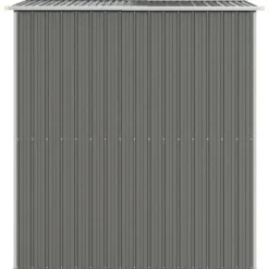 Best Haveskur i galvaniseret stål - Rummelig opbevaringsløsning | Farve: Lysegrå | Størrelse: 192x191x223 cm Skure, Garager & Carports