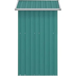 Skure, Garager & Carports^Haveskur i galvaniseret stål - Rummelig opbevaringsløsning | Størrelse: 126x97,5x177 cm | Farve: Grøn