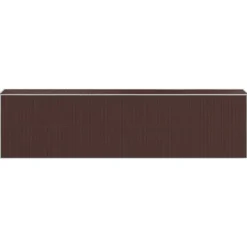 Skure, Garager & Carports^Haveskur i galvaniseret stål - Rummelig opbevaringsløsning | Farve: Mørkebrun | Størrelse: 192x77x223 cm