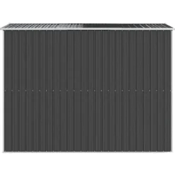 Best Haveskur i galvaniseret stål - Rummelig opbevaring | Farve: Antracitgrå | Størrelse: 192x274x223 cm Skure, Garager & Carports