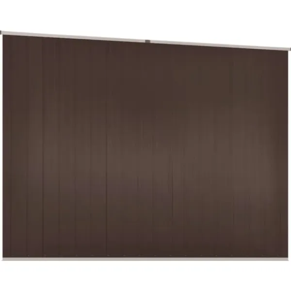 New Haveskur i galvaniseret stål - Robust opbevaring til haven | Størrelse: 195x198x159 cm | Farve: Brun Skure, Garager & Carports
