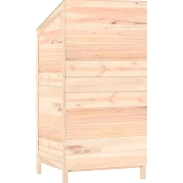 Best Haveskur i massivt grantræ - Robust opbevaring til haven | Størrelse: 55x52x112 cm Skure, Garager & Carports