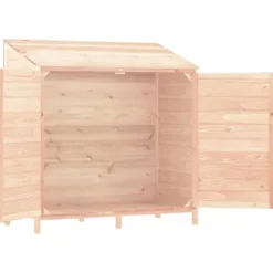 Skure, Garager & Carports^Haveskur i massivt grantræ - Opbevaring til haven | Størrelse: 102x52x112 cm