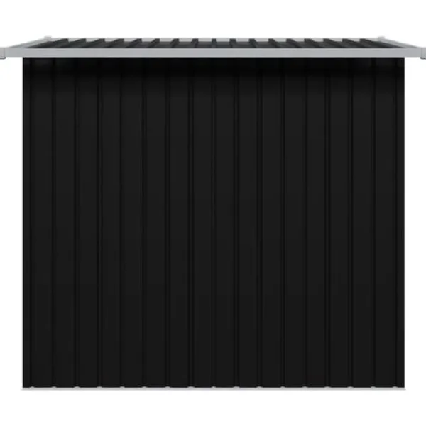 Best Haveskur i stål - Galvaniseret lagerskur med ventilationsåbninger | Farve: Antracitgrå Skure, Garager & Carports