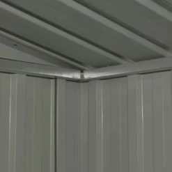 Best Haveskur i stål - Galvaniseret lagerskur med ventilationsåbninger | Farve: Antracitgrå Skure, Garager & Carports
