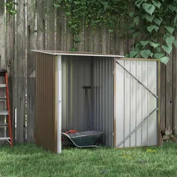Skure, Garager & Carports^Haveskur, 100x103x160 cm, Brun
