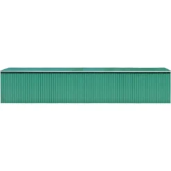 Best Haveskur 257x990x181 cm galvaniseret stål grøn - Haveskur - Haveskure - Home & Living Skure, Garager & Carports