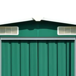 Best Haveskur 257x990x181 cm galvaniseret stål grøn - Haveskur - Haveskure - Home & Living Skure, Garager & Carports
