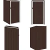 Skure, Garager & Carports^Haveskur 87x98x159 cm galvaniseret stål brun - Haveskur - Haveskure - Home & Living