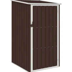 Skure, Garager & Carports^Haveskur 87x98x159 cm galvaniseret stål brun - Haveskur - Haveskure - Home & Living