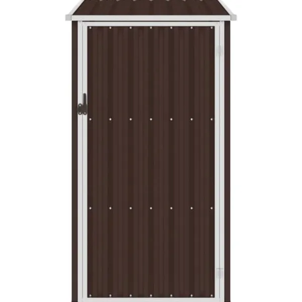 Skure, Garager & Carports^Haveskur 87x98x159 cm galvaniseret stål brun - Haveskur - Haveskure - Home & Living