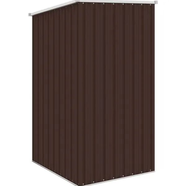 Skure, Garager & Carports^Haveskur 87x98x159 cm galvaniseret stål brun - Haveskur - Haveskure - Home & Living