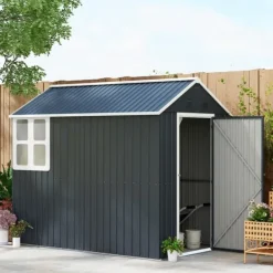 Skure, Garager & Carports^Haveskur, 259x172x222 cm, Grå